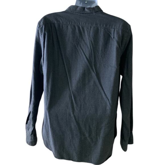 JCrew Herringbone Shirt Mens XL Slim Long Sleeve Chest Pocket Flannel Button Up - Picture 4 of 6